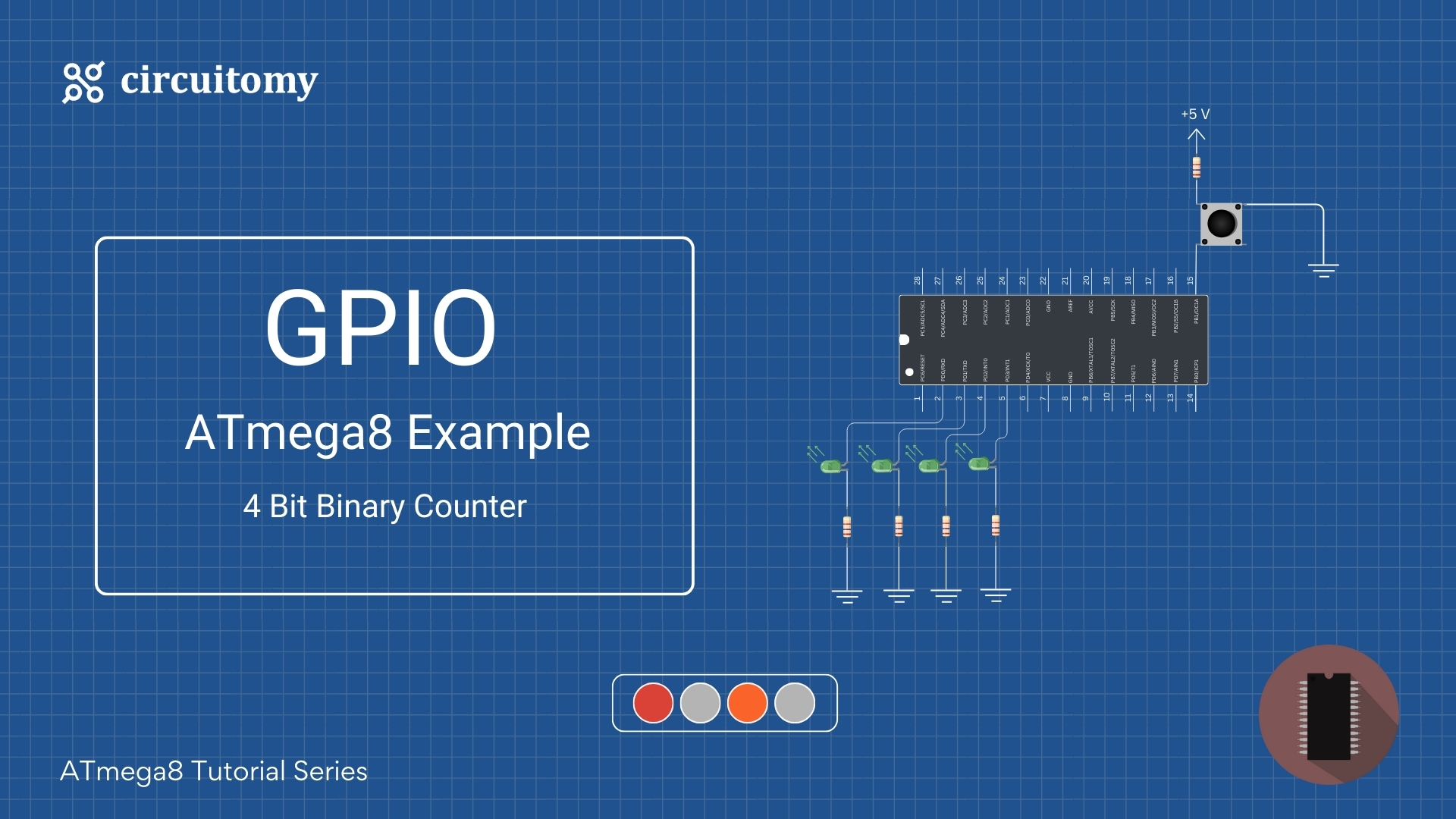 4-Bit Binary Counter